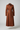 Victoria Belted Shirt Dress in Auburn Maple - front view