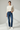 Vintage Indigo - Model wearing Harper Straight Leg Denim Jeans
