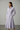 Victoria Belted Shirt Dress in Ice Lavender - model alternate pose