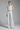 Victoria Pleated Wide Leg Trousers — Glacier Pearl — Model Front