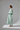 Sophia Oversized Poplin Shirt — Ice Pistachio — Model Alt Pose