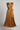 Sophia Pleated Wrap Midi Dress in Golden Truffle - product only