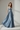 Glacier Blue - Model wearing Luna Satin Maxi Dress