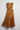 Sophia Pleated Wrap Midi Dress in Golden Truffle - product front view