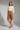 Charlotte Tailored Bermuda Shorts — Mahogany Sand — Model Shot 2