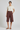 Charlotte Tailored Bermuda Shorts — Aubergine Copper — Model Shot 1