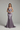 Vivienne Sculpted Mermaid Gown — Amethyst Smoke — Model Front