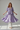 Lavender Smoke - Model wearing Aurora Linen Peplum Top