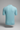 Emilia Knit Polo Top — Frost Aqua — Product Back