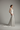 Vivienne Sculpted Mermaid Gown — Silver Birch — Model Alt Pose