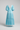 Amelia Tiered Cotton Dress — Crystal Aqua — Product Back