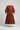 Amelia Tiered Cotton Dress — Rust Mahogany — Product Front