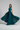 Aurora One Shoulder Maxi Dress — Lagoon Cyan, product only