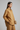 Sophia Oversized Poplin Shirt — Wheat Gold — Model Alt Pose