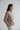 Amelia Half Zip Knit Sweater in Orchid Sand — model alt pose