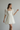 Camille Puff Sleeve Mini Dress in Polar Ivory - model alternate pose