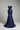 Vivienne Couture Gown in Midnight Sapphire — back view