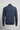 Amelia Half Zip Knit Sweater in Blue Ember — back view