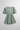 Camille Puff Sleeve Mini Dress in Willow Sage - back view