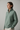 Amelia Half Zip Knit Sweater in Arctic Fern — model alt pose