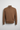 Amelia Half Zip Knit Sweater in Espresso Clay — front view