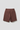 Charlotte Tailored Bermuda Shorts — Aubergine Copper — Back View