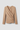 Florence Asymmetric Wrap Top in Sandalwood Beige – product front view