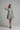 Camille Puff Sleeve Mini Dress in Willow Sage - model alternate pose