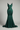 Vivienne Sculpted Mermaid Gown — Emerald Moss — Product Only