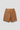 Charlotte Tailored Bermuda Shorts — Mahogany Sand — Back View
