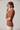 Emilia Knit Polo Top — Terracotta Blush — Model Alt Pose