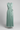 Sophia Pleated Wrap Midi Dress in Frosted Seafoam - product front view