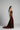 Vivienne Sculpted Mermaid Gown — Garnet Bronze — Model Alt Pose