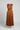 Sophia Pleated Wrap Midi Dress in Chestnut Amber - product only