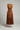 Sophia Pleated Wrap Midi Dress in Chestnut Amber - product back view