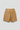Charlotte Tailored Bermuda Shorts — Driftwood Gold — Back View
