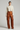Isabella Relaxed Cargo Pants — Copper Ember — Model Front
