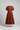 Amelia Tiered Cotton Dress — Rust Mahogany — Product Only