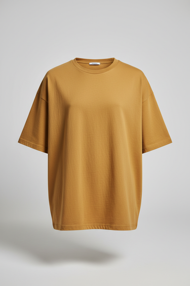 Jackie Essential Oversized Tee in Golden Willow - product only
