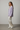 Aurora Cable Knit Cardigan — Glacier Orchid — Model Alt Pose