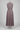 Isabelle Pleated Midi Dress — Vintage Orchid, product back view