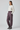 Isabella Relaxed Cargo Pants — Aubergine Mist — Model Alt Pose