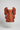 Camille Puff Sleeve Mini Dress in Cinnamon Rust - front view