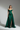 Vivienne Couture Gown in Emerald Forest — model front pose