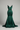 Vivienne Sculpted Mermaid Gown — Emerald Moss — Product Front
