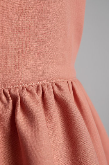 Soft Coral - Fabric close-up